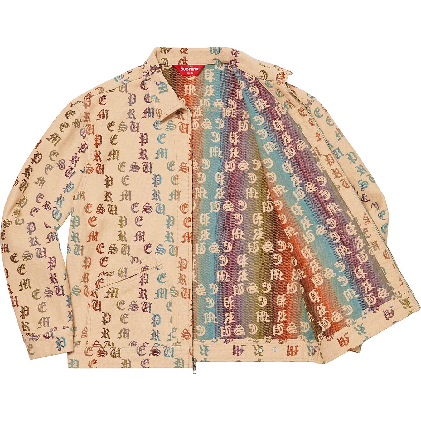 Gradient Jacquard Denim Work Jacket view 2